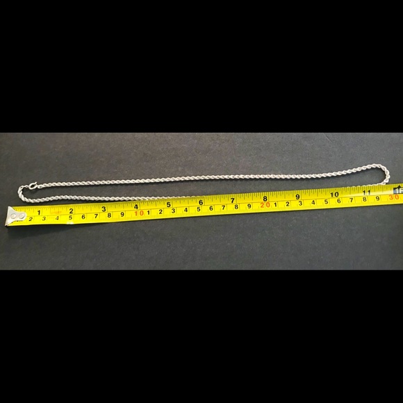 ‼️SOLD‼️ ♥️♥️24” Sterling Silver Rope Chain♥️♥️ - Picture 4 of 5